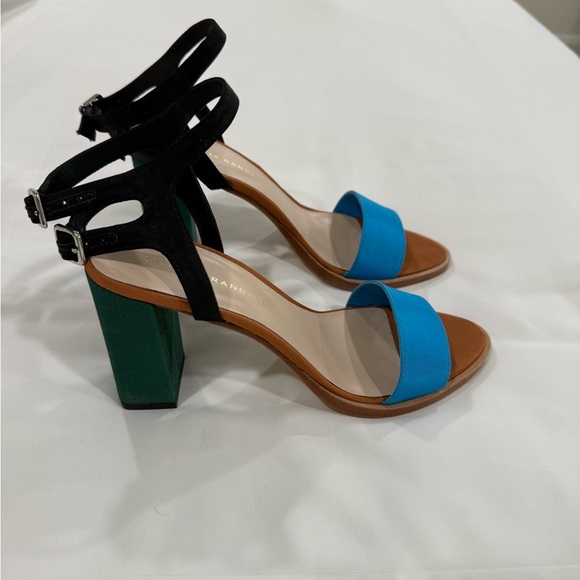 Loeffler Randall Silk Sandal Heels - Picture 1 of 6